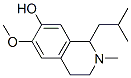 1,2,3,4-Tetrahydro-6-methoxy-2-methyl-1-(2-methylpropyl)isoquinolin-7-ol CAS#: 19485-63-3