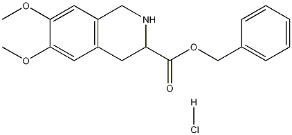 1,2,3,4-Tetrahydro-6,7-dimethoxy-3-isoquinolinecarboxylic acid phenylmethyl ester hydrochloride CAS#: 103733-32-0