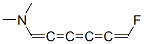 1,2,3,4,5-Hexapentaen-1-amine,6-fluoro-N,N-dimethyl-,(1E)-(9CI) CAS#: 251639-15-3