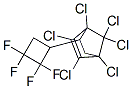 1,2,3,4,7,7-Hexachloro-5-(2,2,3,3-tetrafluorocyclobutyl)norborn-2-ene CAS#: 1890-47-7