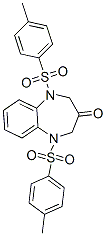 1,2,4,5-Tetrahydro-1,5-bis[(4-methylphenyl)sulfonyl]-3H-1,5-benzodiazepin-3-one CAS#: 1179-18-6