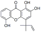 1,2,5-Trihydroxy-4-(1,1-dimethyl-2-propenyl)xanthone CAS#: 13586-28-2
