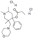 [1,2,5-trimethyl-5-(morpholin-4-ylmethyl)-4-phenyl-4-piperidyl] propanoate dihydrochloride CAS#: 28867-24-5