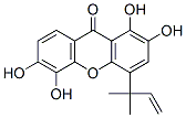 1,2,5,6-Tetrahydroxy-4-(1,1-dimethyl-2-propenyl)-9H-xanthene-9-one CAS#: 13586-27-1