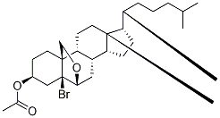 5-Bromo-6β,19-epoxy-5α-cholestan-3β-ol acetate CAS#: 1258-07-7