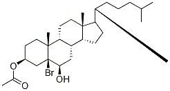 5-Bromo-5α-cholestane-3,6-diol 3-Acetate CAS#: 1258-35-1