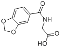 (1,3-BENZODIOXOL-5-YLCARBONYL)AMINO]ACETIC ACID CAS#: 27855-25-0