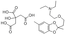 1,3-BENZODIOXOLE, 2-(2-(2-(DIETHYLAMINO)ETHOXY)ETHYL)-2,5-DIMETHYL-, C ITRATE CAS#: 100310-87-0