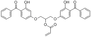 1,3-BIS(4-BENZOYL-3-HYDROXYPHENOXY)-2-PROPYL ACRYLATE CAS#: 103637-50-9