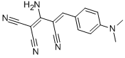 1,3-BUTADIENE-1,1,3-TRICARBONITRILE, 2-AMINO-4-(p-(DIMETHYLAMINO)PHENY L)- CAS#: 100991-84-2