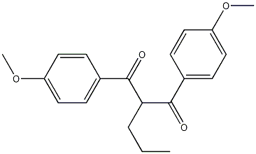 1,3-Bis(4-methoxyphenyl)-2-propyl-1,3-propanedione CAS#: 263717-49-3