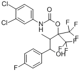 1,3-Butanediol, 1-(p-fluorophenyl)-2-methyl-4,4,4-trifluoro-3-(trifluo romethyl)-, 3,4-dichlorocarbanilate CAS#: 100991-90-0