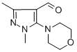 1,3-DIMETHYL-5-MORPHOLINO-1H-PYRAZOLE-4-CARBALDEHYDE CAS#: 26990-69-2