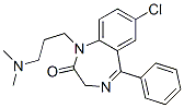 1,3-Dihydro-7-chloro-1-[3-(dimethylamino)propyl]-5-phenyl-2H-1,4-benzodiazepin-2-one CAS#: 1100-25-0