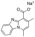 1,3-Dimethylpyrido[1,2-a]benzimidazole-4-carboxylic acid sodium salt CAS#: 10326-85-9