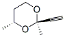 1,3-Dioxane, 2-ethynyl-2,4-dimethyl-, cis- (9CI) CAS#: 113630-88-9