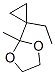 1,3-Dioxolane,  2-(1-ethylcyclopropyl)-2-methyl- CAS#: 16278-06-1
