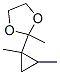 1,3-Dioxolane,  2-(1,2-dimethylcyclopropyl)-2-methyl- CAS#: 16278-05-0