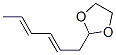 1,3-Dioxolane,  2-(2,4-hexadienyl)-  (8CI,9CI) CAS#: 22076-48-8