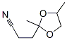 1,3-Dioxolane-2-propanenitrile,  2,4-dimethyl- CAS#: 103900-54-5