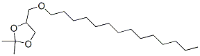 1,3-Dioxolane, 2,2-dimethyl-4-[(tetradecyloxy)methyl]- CAS#: 13879-87-3