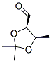 1,3-Dioxolane-4-carboxaldehyde, 2,2,5-trimethyl-, (4R-cis)- (9CI) CAS#: 112709-74-7