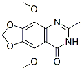 1,3-Dioxolo[4,5-g]quinazolin-8(7H)-one,  4,9-dimethoxy-6-methyl- CAS#: 108749-48-0