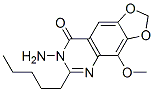 1,3-Dioxolo[4,5-g]quinazolin-8(7H)-one,  7-amino-4-methoxy-6-pentyl- CAS#: 109409-16-7