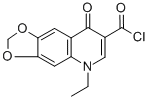 1,3-Dioxolo(4,5-g)quinoline-7-carbonyl chloride, 5-ethyl-5,8-dihydro-8 -oxo- CAS#: 19658-59-4