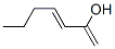 1,3-Heptadien-2-ol, (3E)- (9CI) CAS#: 215457-82-2