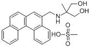 1,3-Propanediol, 2-((benzo(c)phenanthren-5-ylmethyl)amino)-2-methyl-, methanesulfonate (salt) CAS#: 104500-15-4