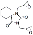 1,3-bis(oxiranylmethyl)-1,3-diazaspiro[4.5]decane-2,4-dione CAS#: 15336-84-2