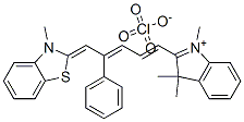 1,3,3-TRIMETHYL-2-((1E,3Z)-5-[3-METHYL-1,3-BENZOTHIAZOL-2(3H)-YLIDENE]-4-PHENYL-1,3-PENTADIENYL)-3H-INDOLIUM PERCHLORATE CAS#: 14664-56-3