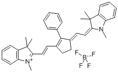 1,3,3-TRIMETHYL-2-((E)-2-(2-PHENYL-3-[(E)-2-(1,3,3-TRIMETHYL-1,3-DIHYDRO-2H-INDOL-2-YLIDENE)ETHYLIDENE]-1-CYCLOPENTEN-1-YL)ETHENYL)-3H-INDOLIUM TETRAFLUOROBORATE CAS#: 246517-72-6