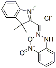 1,3,3-trimethyl-2-[[(2-nitrophenyl)hydrazono]methyl]-3H-indolium chloride CAS#: 27564-03-0