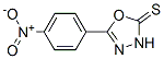 1,3,4-Oxadiazole-2(3H)-thione, 5-(4-nitrophenyl)- CAS#: 23766-30-5