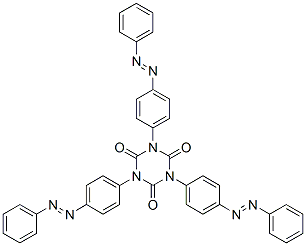 1,3,5-Tris[4-(phenylazo)phenyl]-1,3,5-triazine-2,4,6(1H,3H,5H)-trione CAS#: 19193-92-1