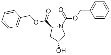 (2s,4r)-1,2-dicarbobenzyloxy-4-hydroxypyrrolidine CAS#: 13500-53-3