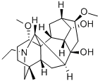 (16S)-20-Ethyl-1α,16-dimethoxy-4-methylaconitane-8,14α-diol CAS#: 1361-02-0