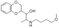 α-[1-[(4-Methoxybutyl)amino]ethyl]-1,4-benzodioxane-2-methanol CAS#: 13627-85-5