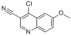 4-CHLORO-6-METHOXY-QUINOLINE-3-CARBONITRILE CAS#: 13669-62-0