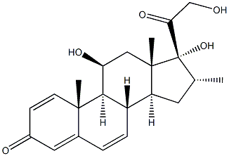 16α-Methyl-11β,17α,21-trihydroxy-1,4,6-pregnatriene-3,20-dione CAS#: 13954-10-4