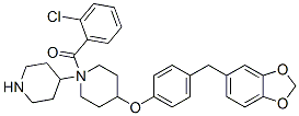 1,4-Bipiperidine, 4-4-(1,3-benzodioxol-5-ylmethyl)phenoxy-1-(2-chlorobenzoyl)- CAS#: 203444-94-4