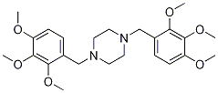 1,4-Bis(2,3,4-triMethoxybenzyl)piperazine CAS#: 1257-19-8