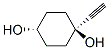 1,4-Cyclohexanediol, 1-ethynyl-, trans- (8CI,9CI) CAS#: 1123-37-1