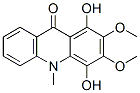 1,4-Dihydroxy-2,3-dimethoxy-10-methylacridin-9(10H)-one CAS#: 17014-60-7