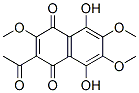 1,4-Naphthoquinone, 2-acetyl-5,8-dihydroxy-3,6,7-trimethoxy- CAS#: 14090-56-3
