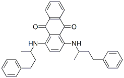 1,4-bis [(1-methyl-3-phenylpropyl)amino]-9,10-anthracenedione CAS#: 26841-44-1