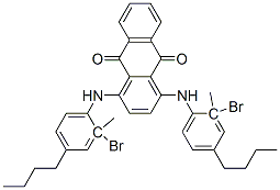 1,4-bis(2-bromo-4-butyl-o-toluidino)anthraquinone CAS#: 28198-04-1