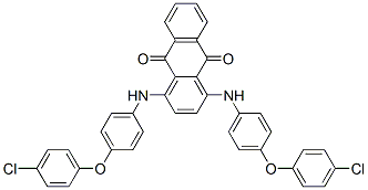 1,4-bis[4-(4-chlorophenoxy)anilino]anthraquinone CAS#: 26931-39-5